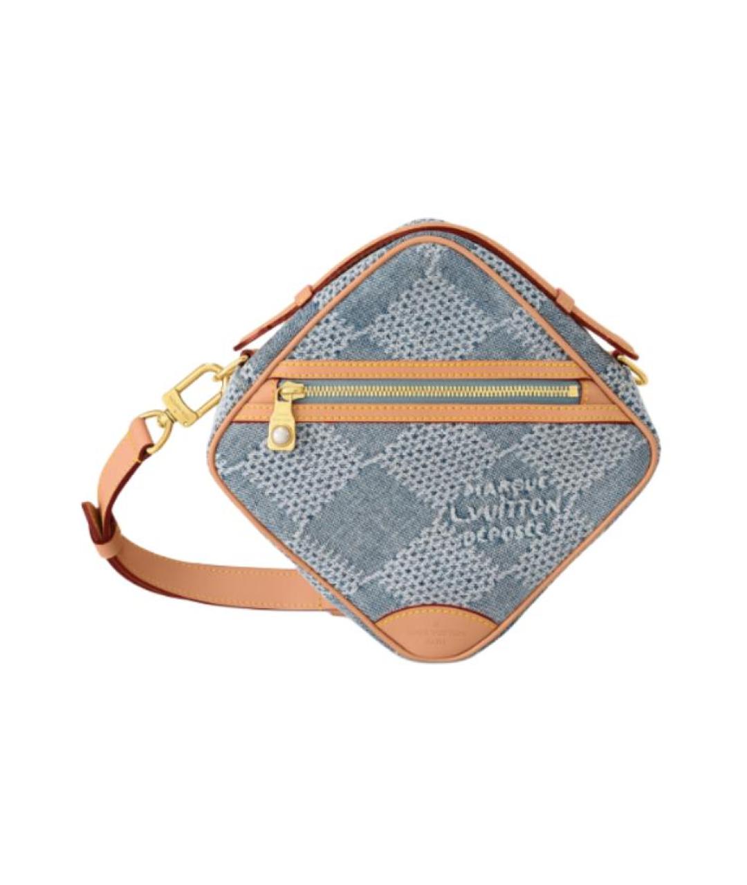 LOUIS VUITTON Голубая сумка через плечо, фото 1