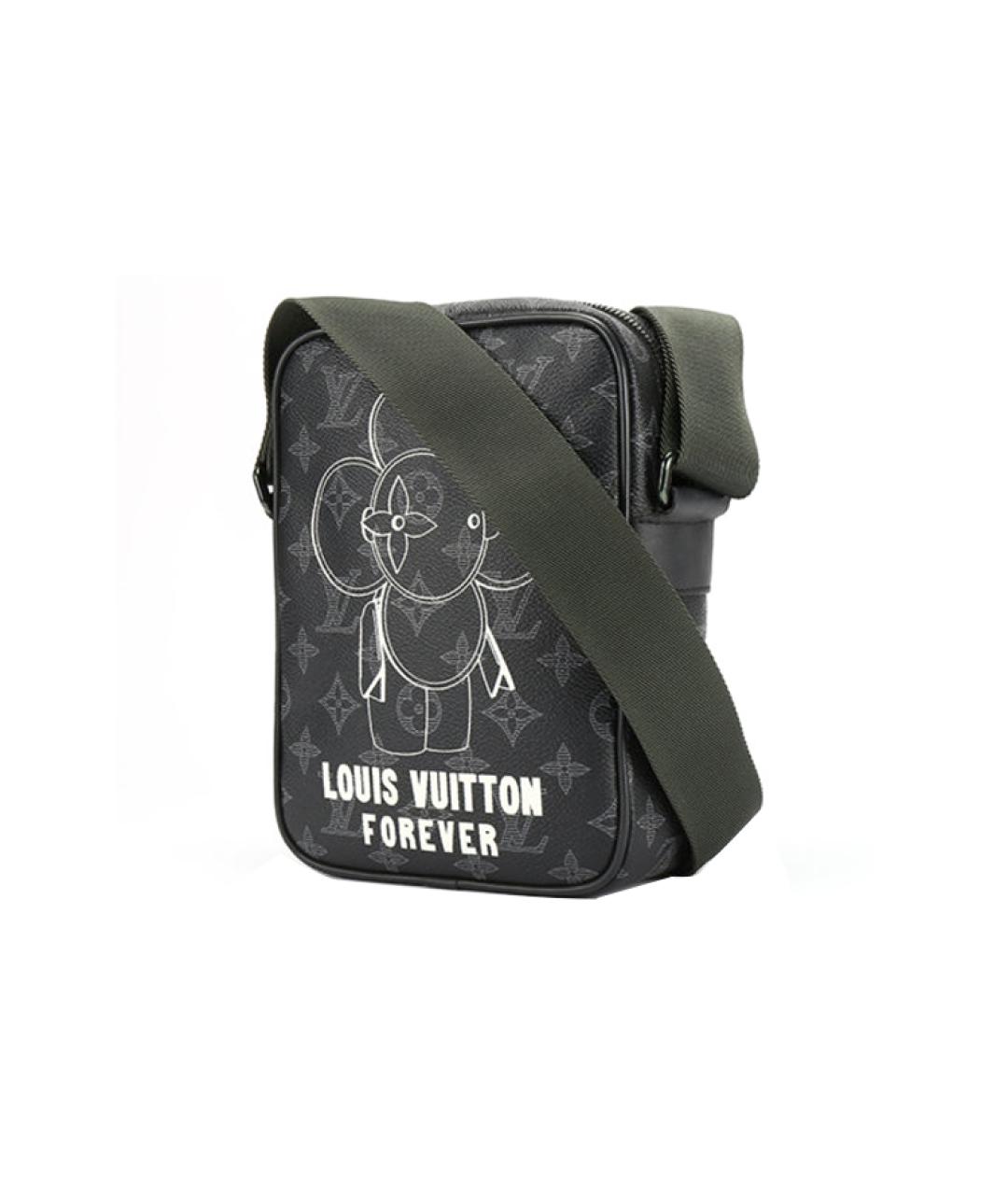 LOUIS VUITTON Черная сумка на плечо, фото 3