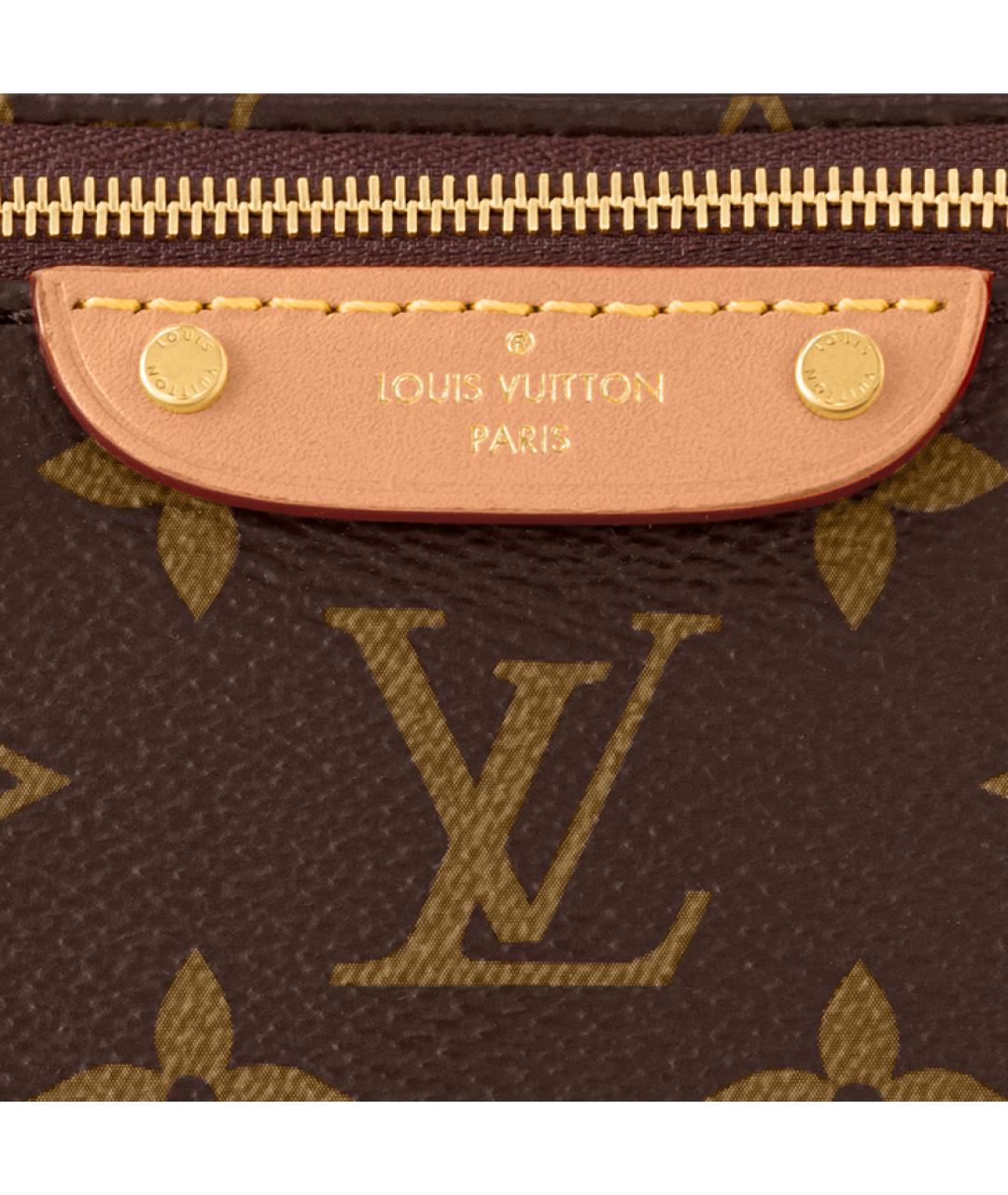 LOUIS VUITTON Коричневая поясная сумка, фото 7