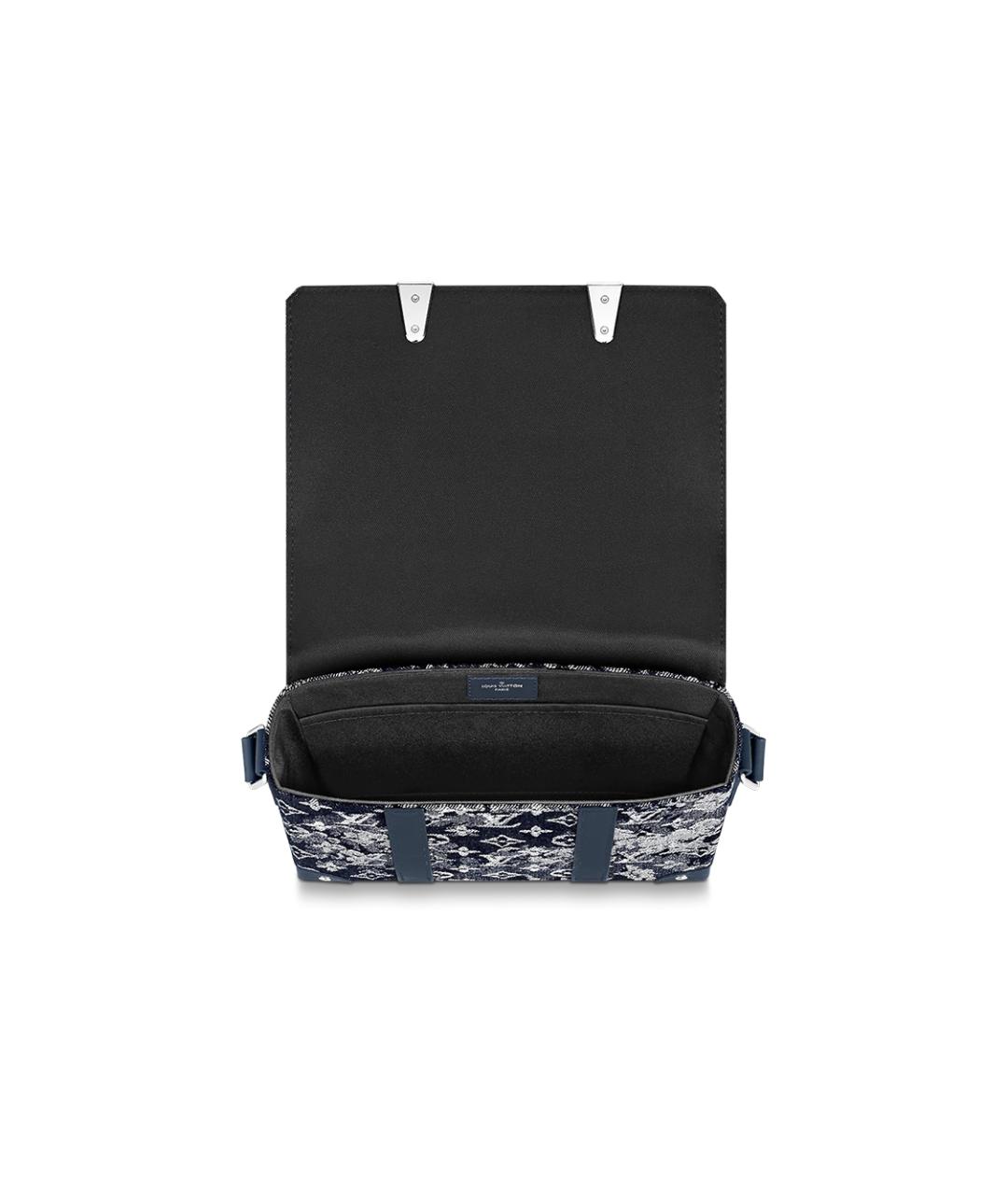 LOUIS VUITTON Темно-синяя сумка на плечо, фото 4