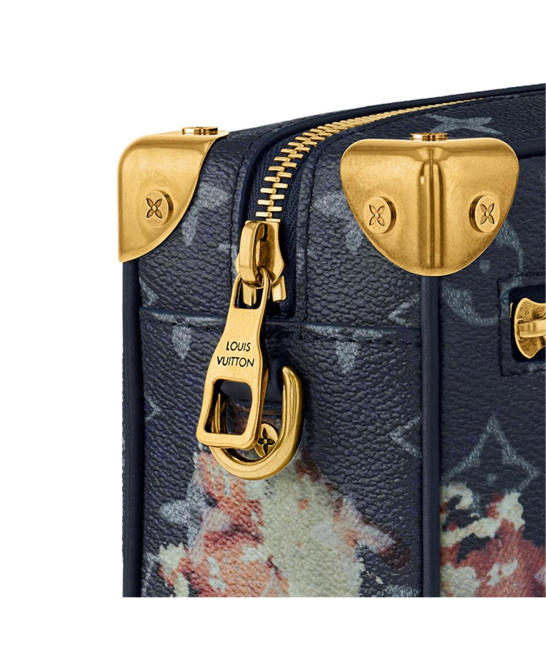 LOUIS VUITTON Темно-синяя сумка на плечо, фото 5