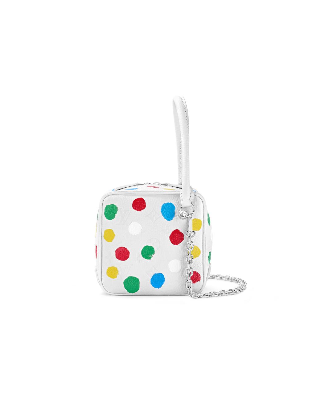 LOUIS VUITTON Белая кожаная сумка с короткими ручками, фото 1