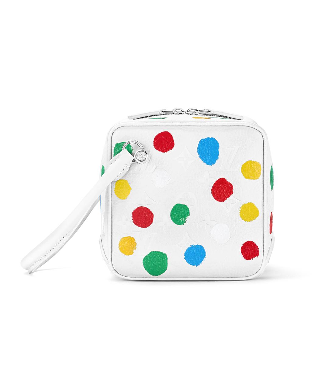 LOUIS VUITTON Белая кожаная сумка с короткими ручками, фото 4