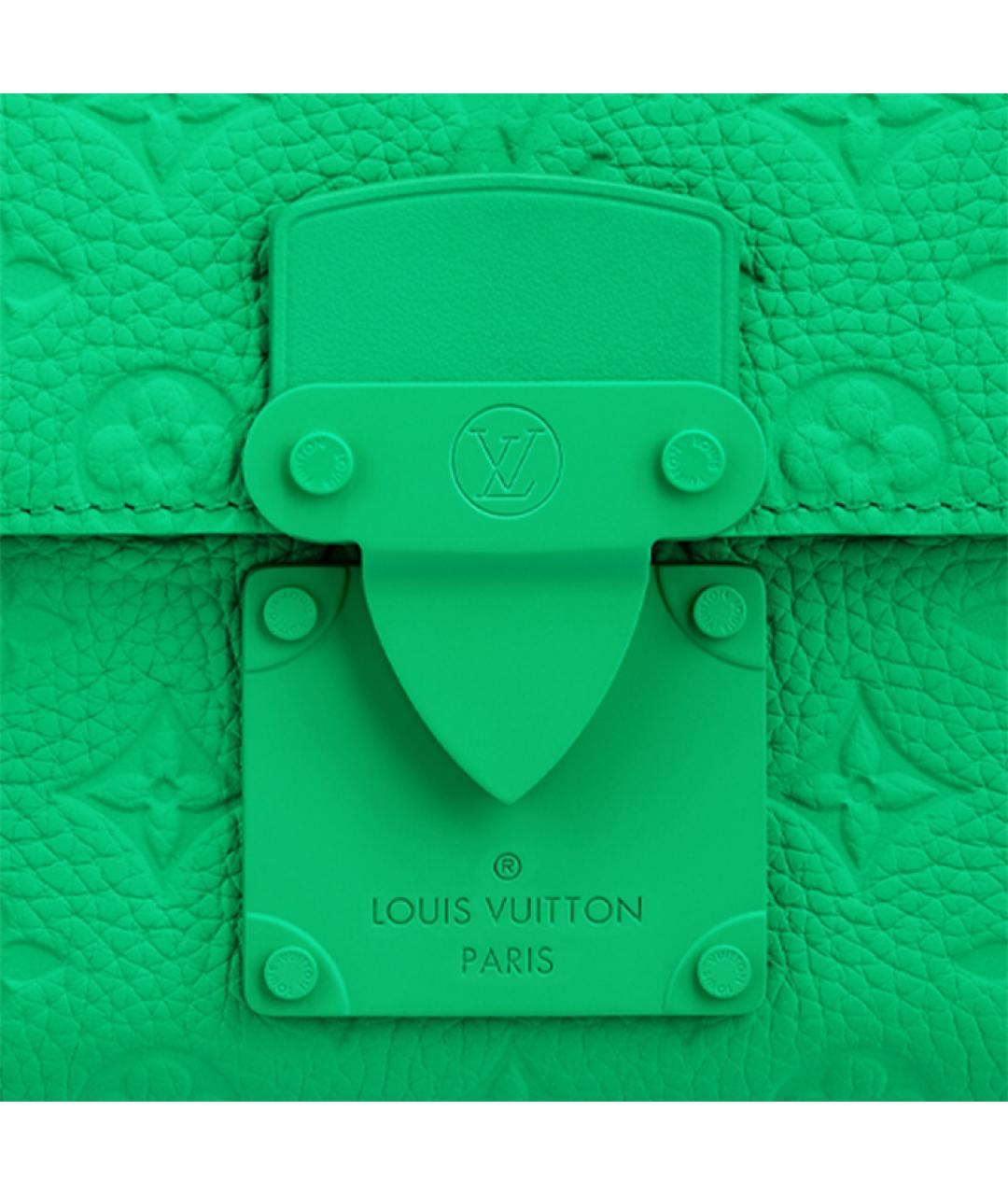 LOUIS VUITTON Зеленая сумка на плечо, фото 5