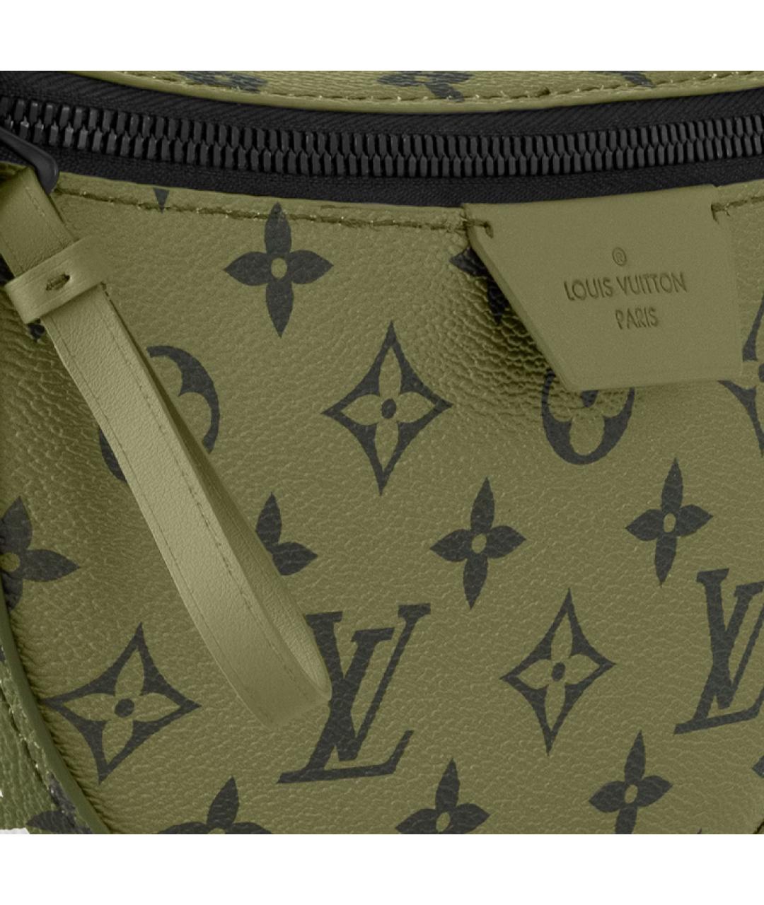 LOUIS VUITTON Хаки сумка на плечо, фото 6