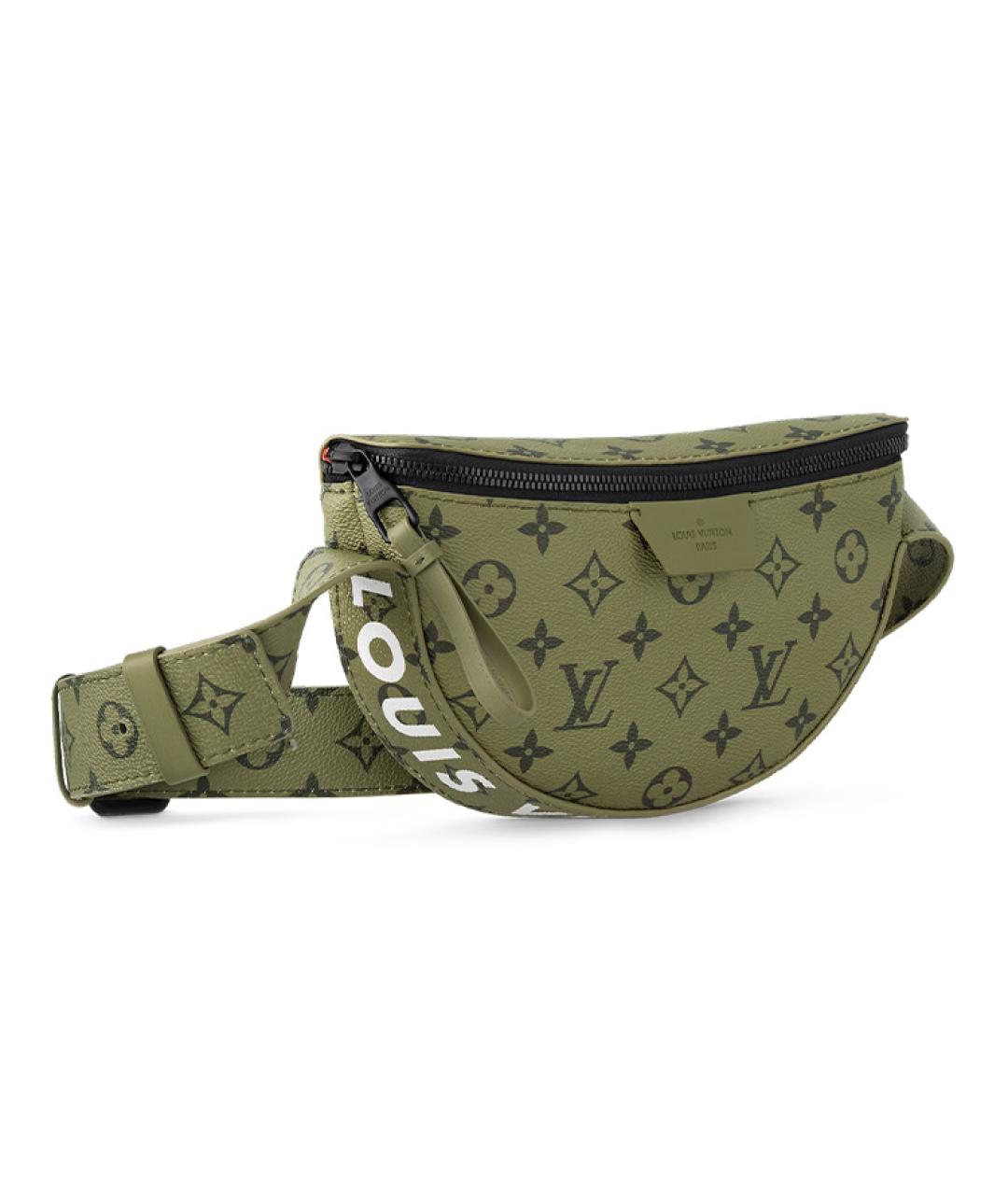 LOUIS VUITTON Хаки сумка на плечо, фото 2