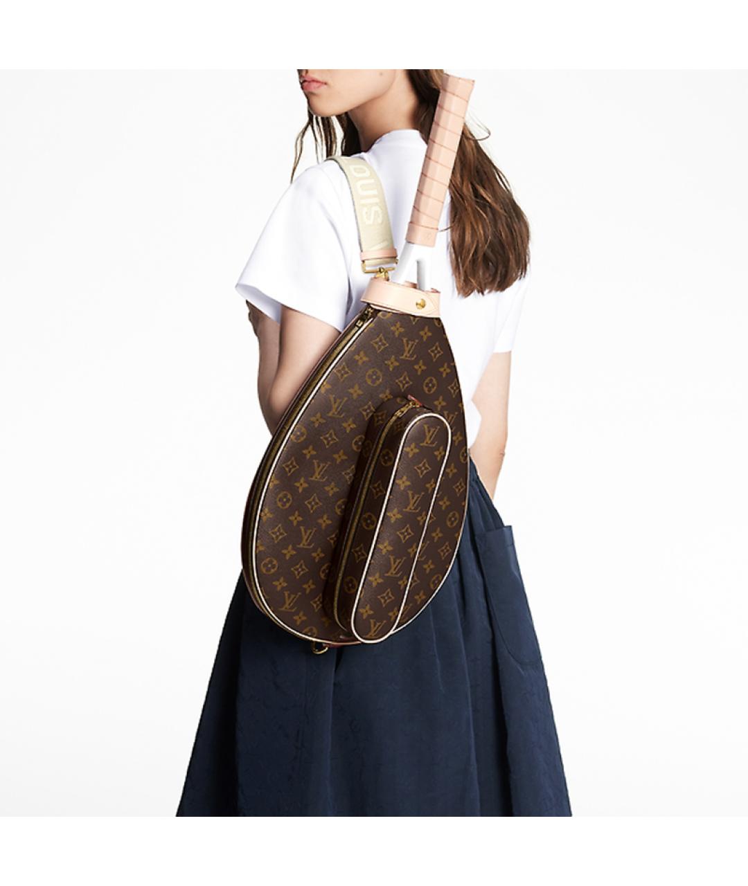 LOUIS VUITTON Коричневая сумка через плечо, фото 7