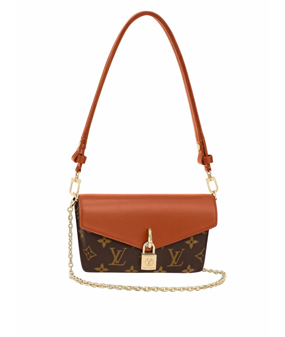 LOUIS VUITTON Коричневая сумка через плечо, фото 1