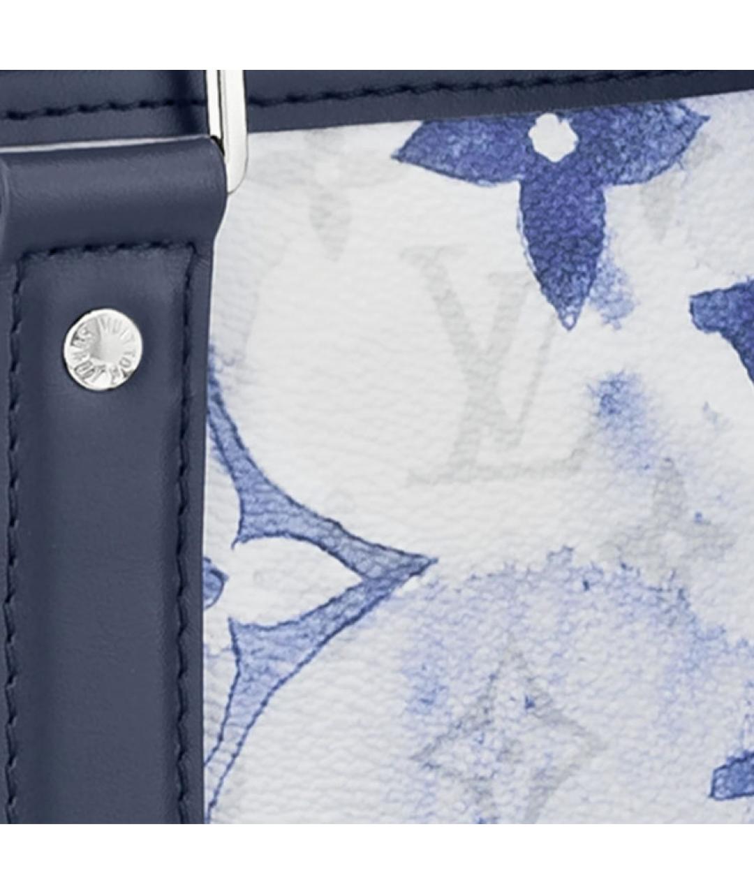 LOUIS VUITTON Голубая сумка на плечо, фото 5