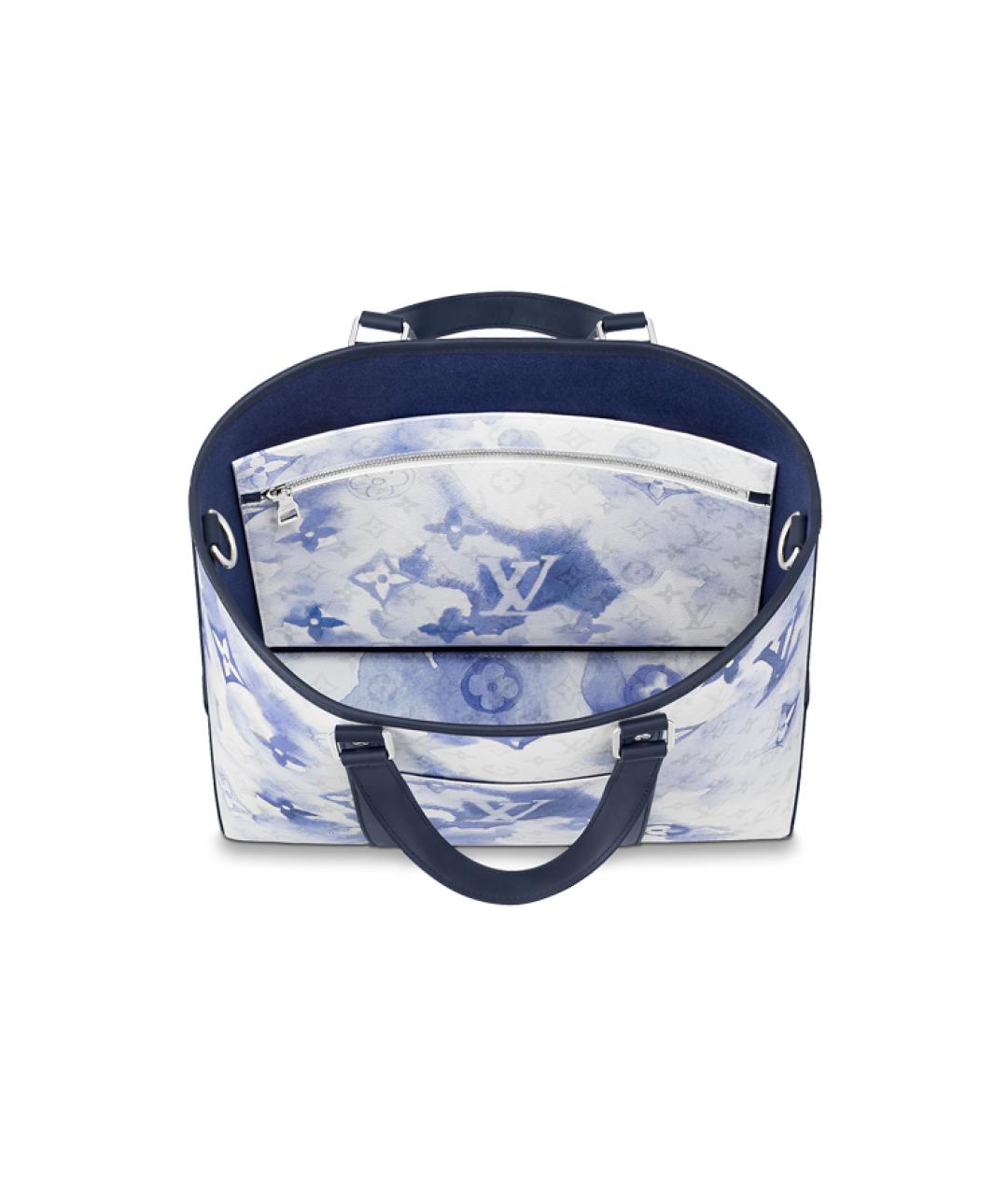 LOUIS VUITTON Голубая сумка на плечо, фото 4