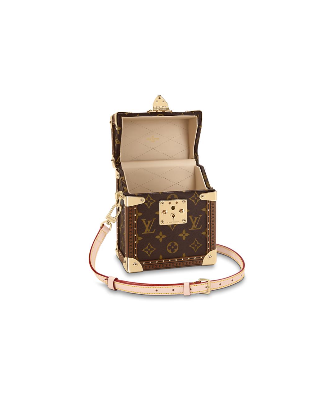 LOUIS VUITTON Коричневая сумка с короткими ручками, фото 2