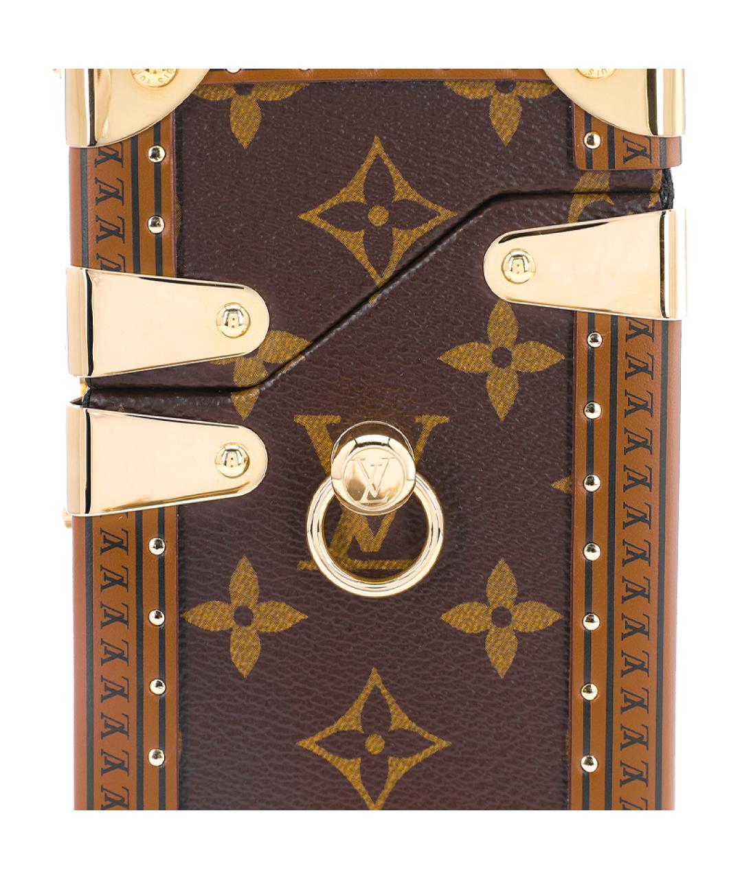 LOUIS VUITTON Коричневая сумка с короткими ручками, фото 5