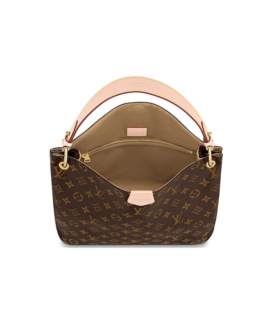 LOUIS VUITTON Коричневая сумка через плечо, фото 4