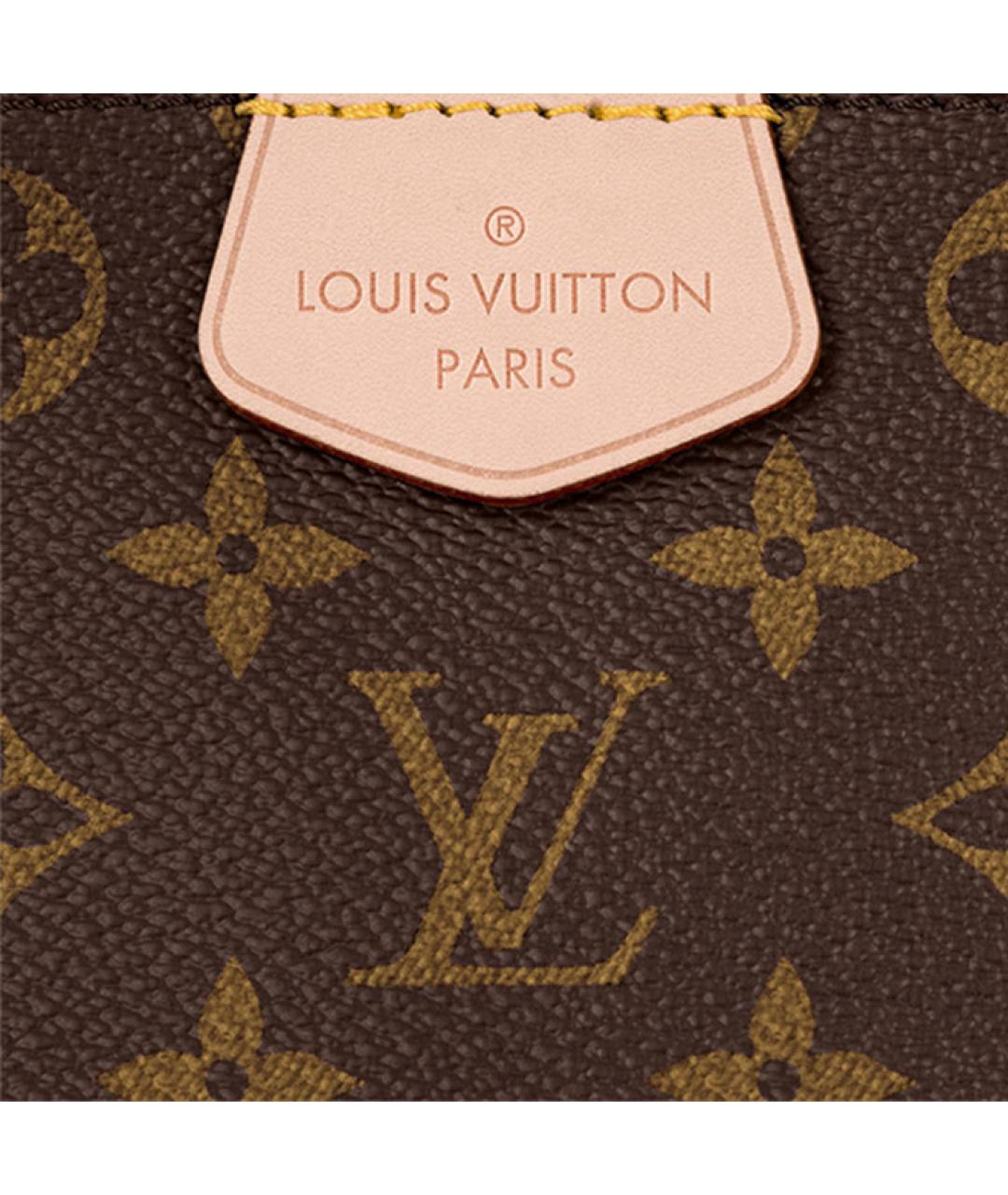 LOUIS VUITTON Коричневая сумка через плечо, фото 5