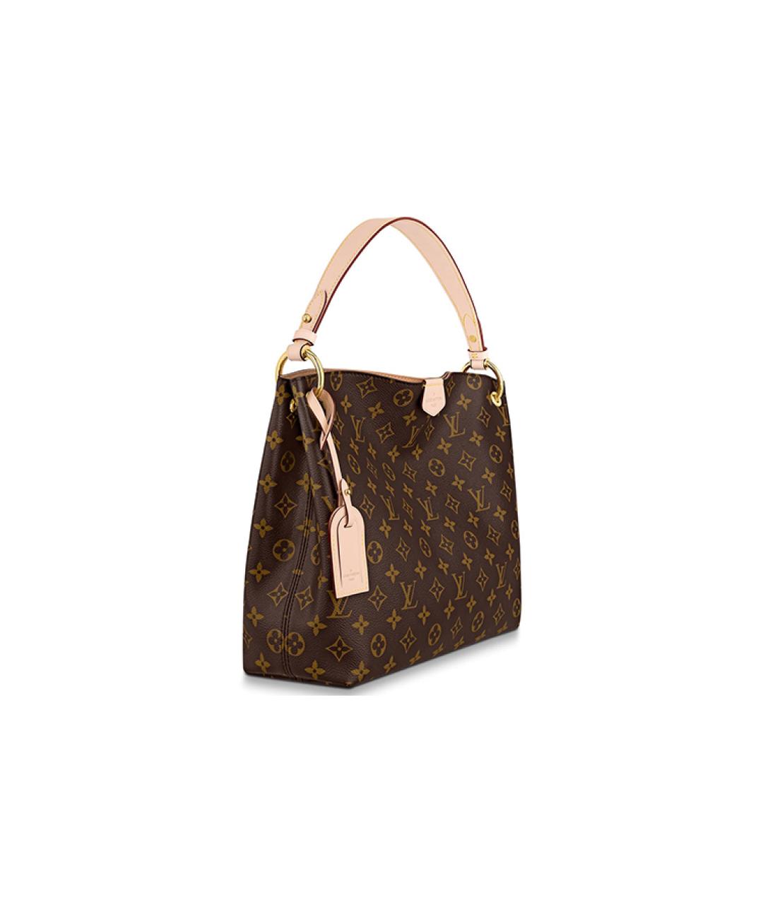 LOUIS VUITTON Коричневая сумка через плечо, фото 2