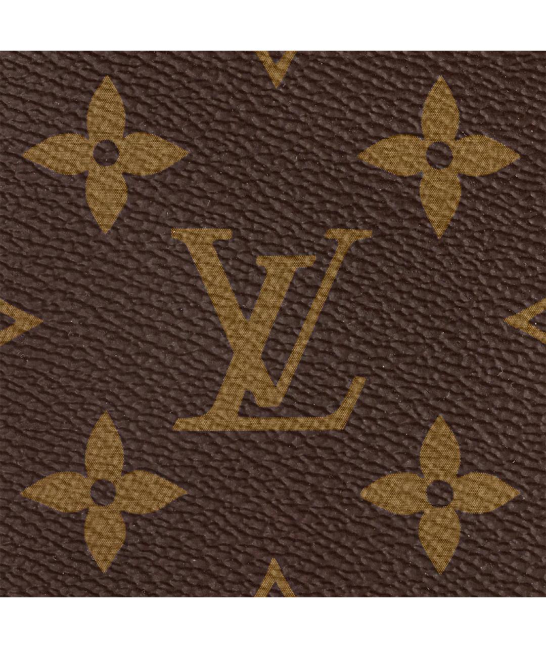 LOUIS VUITTON Коричневая сумка с короткими ручками, фото 5