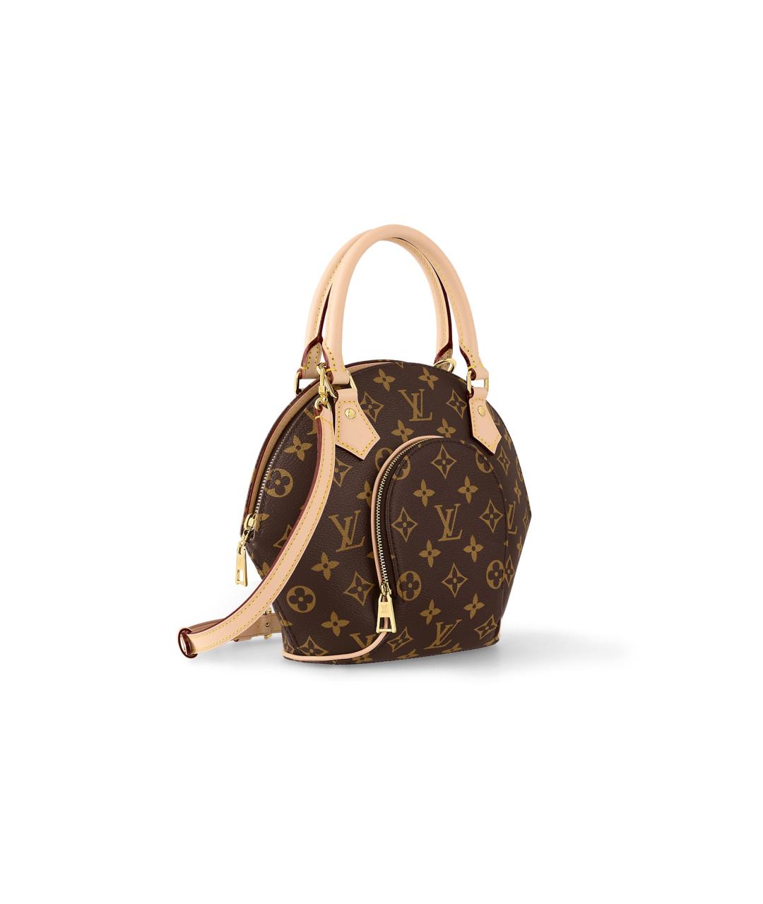 LOUIS VUITTON Коричневая сумка с короткими ручками, фото 2