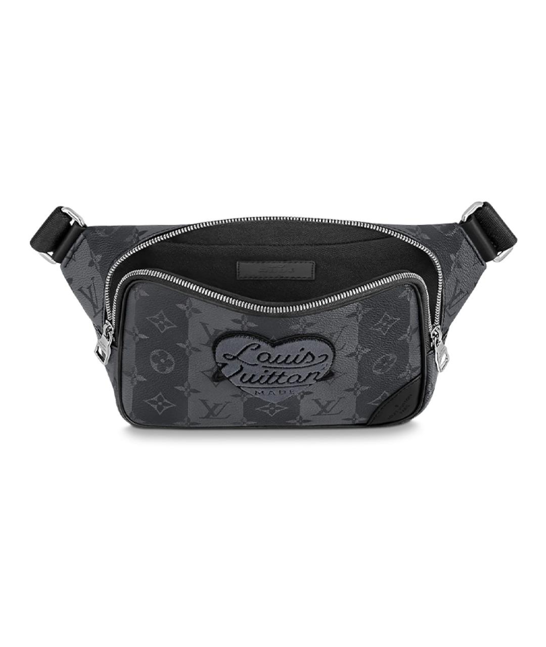 LOUIS VUITTON Черная сумка через плечо, фото 3