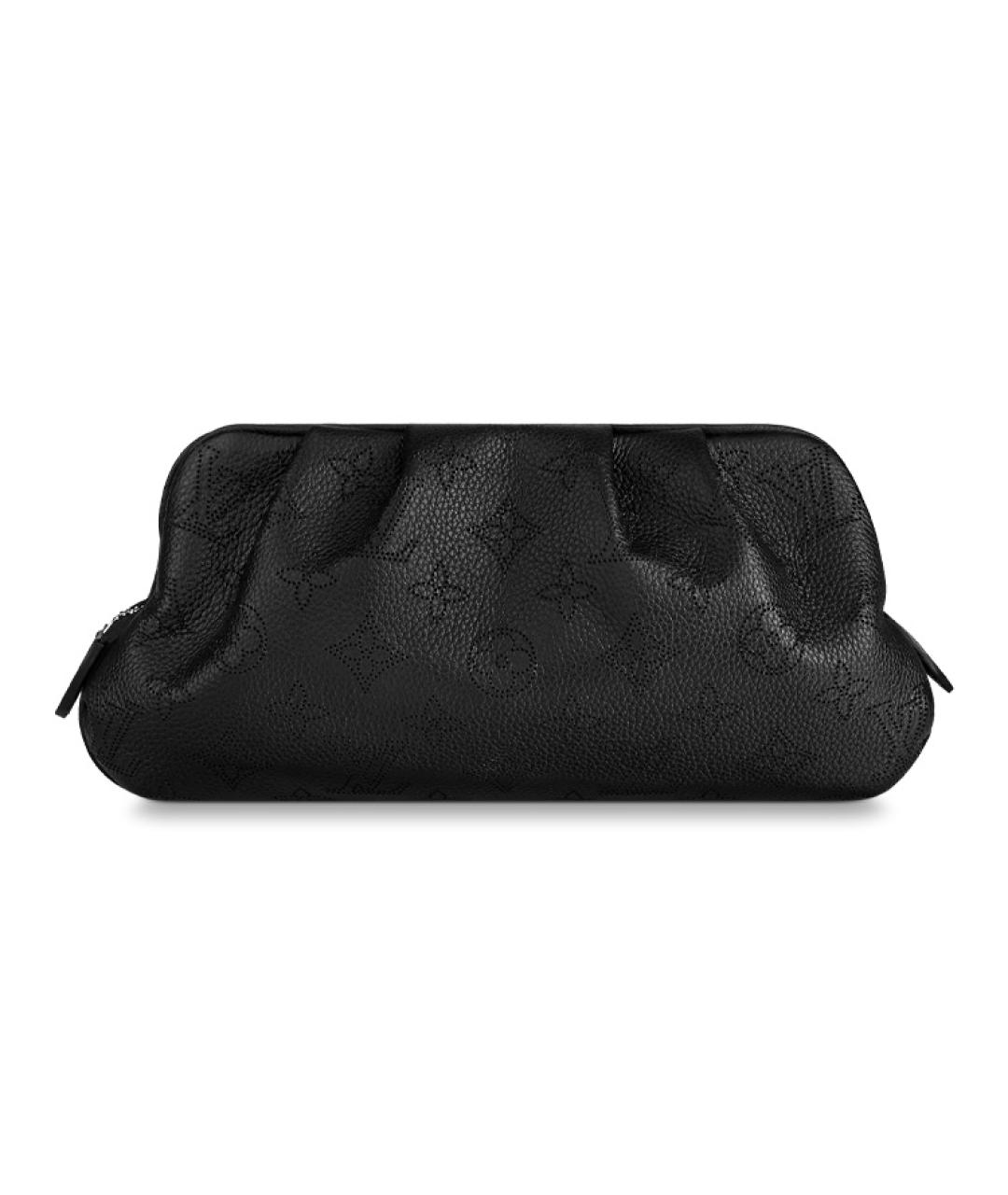 LOUIS VUITTON Черная кожаная сумка через плечо, фото 3