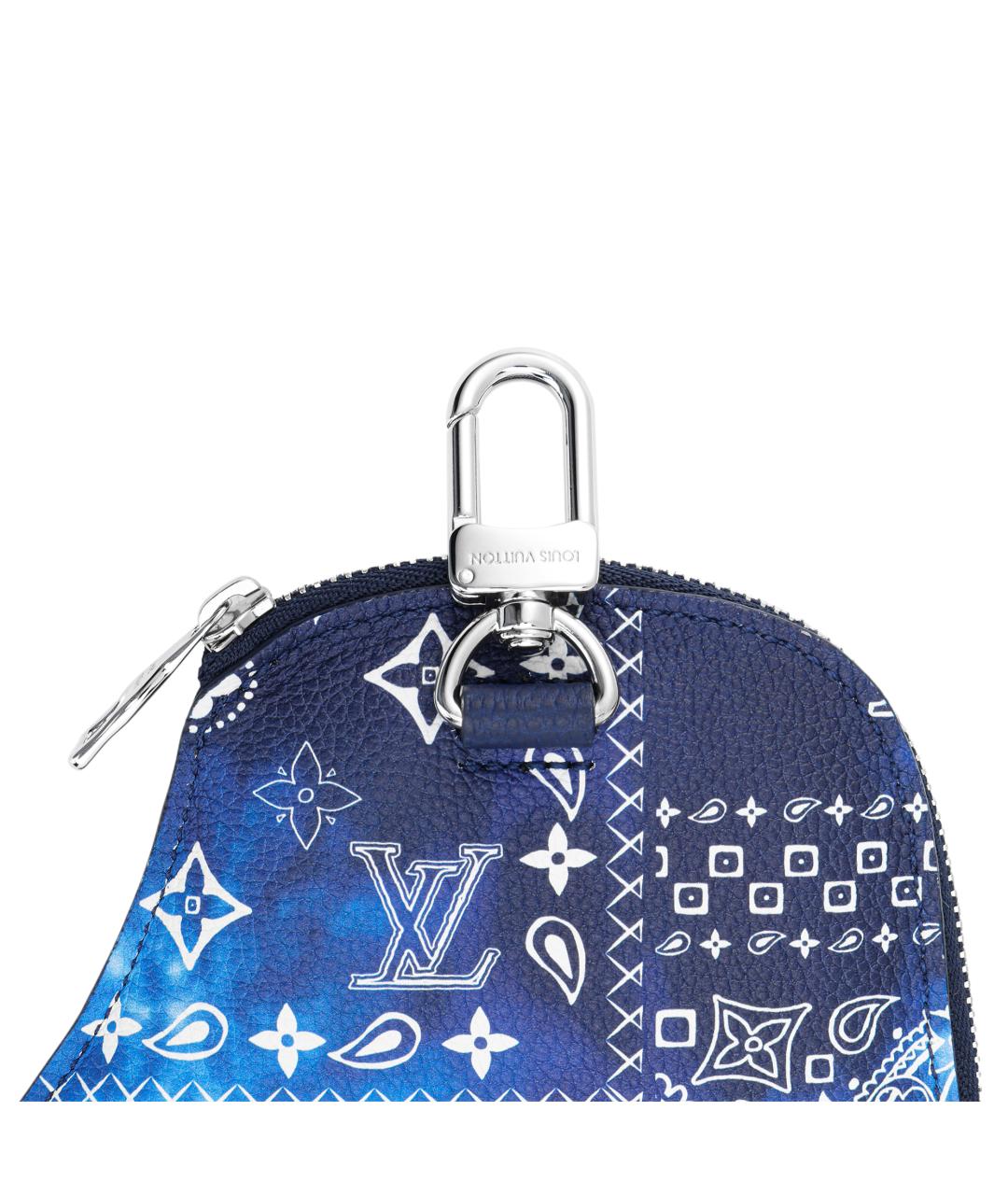 LOUIS VUITTON Синяя кожаная сумка на плечо, фото 6