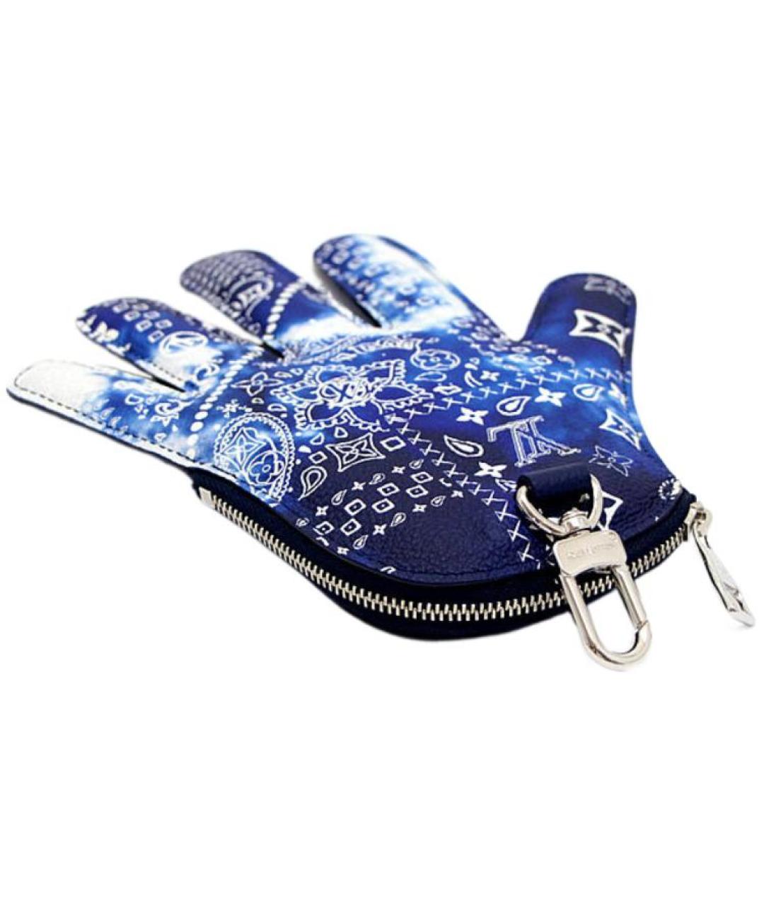 LOUIS VUITTON Синяя кожаная сумка на плечо, фото 4