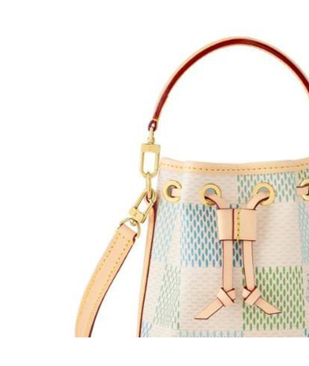LOUIS VUITTON Бежевая кожаная сумка через плечо, фото 6