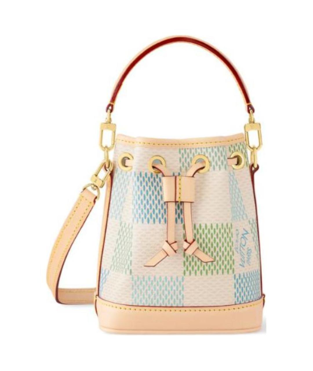 LOUIS VUITTON Бежевая кожаная сумка через плечо, фото 1