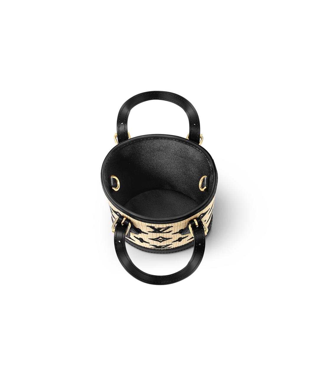 LOUIS VUITTON Бежевая тканевая сумка тоут, фото 4