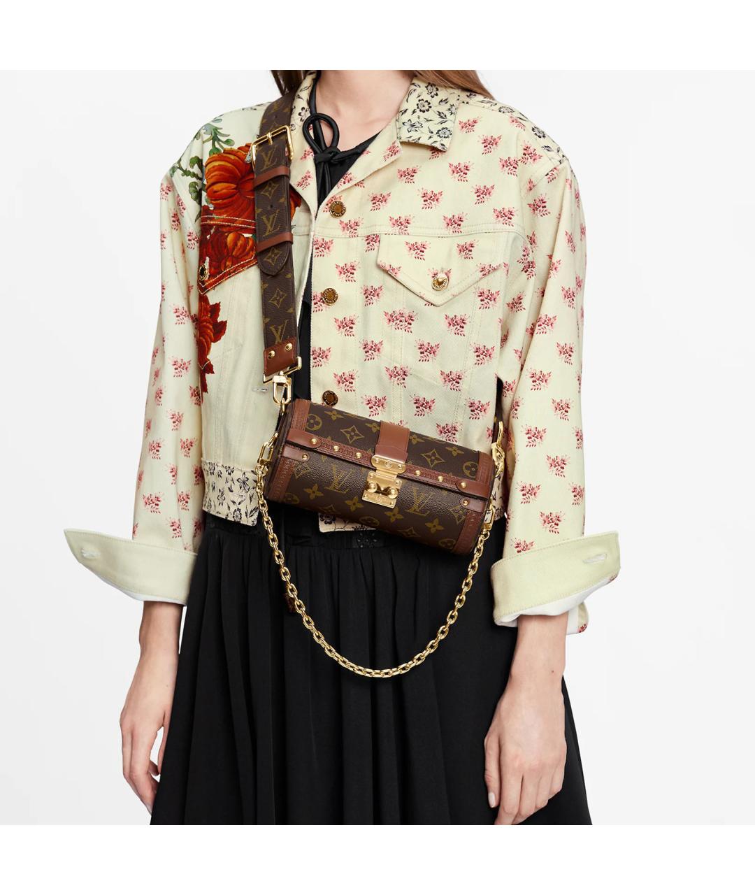 LOUIS VUITTON Коричневая сумка через плечо, фото 8