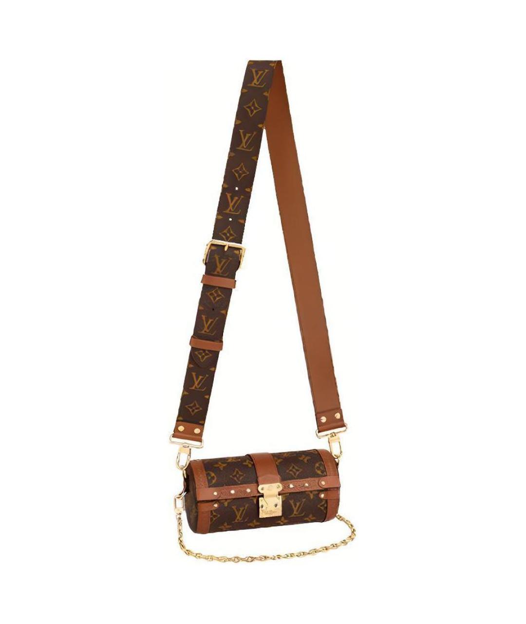 LOUIS VUITTON Коричневая сумка через плечо, фото 1