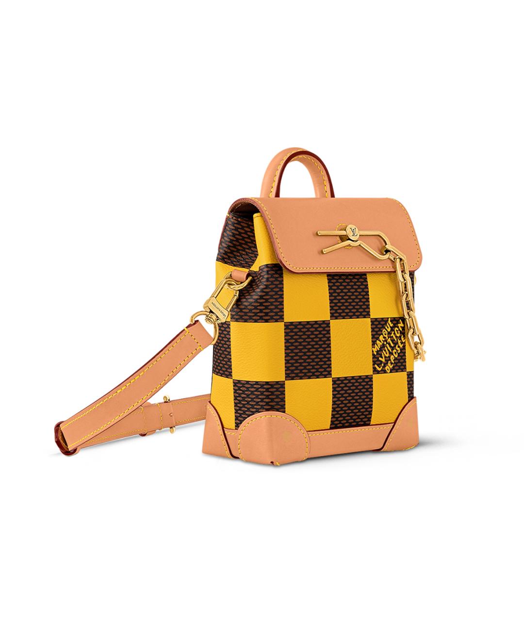 LOUIS VUITTON Желтая сумка на плечо, фото 2