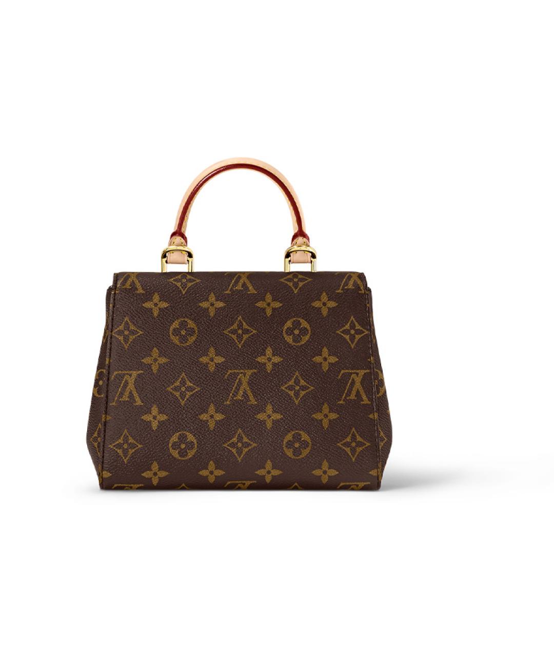 LOUIS VUITTON Коричневая сумка с короткими ручками, фото 3