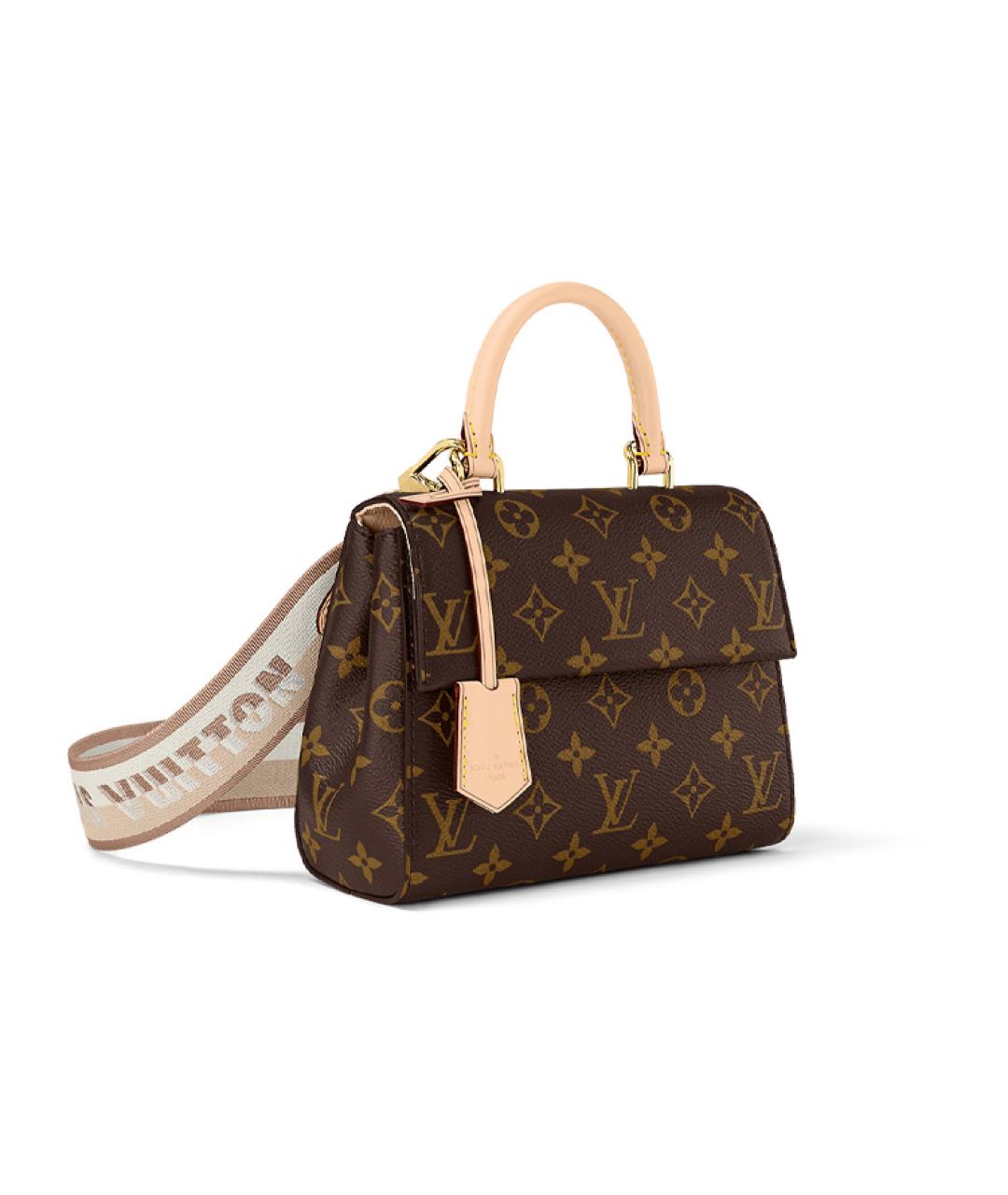 LOUIS VUITTON Коричневая сумка с короткими ручками, фото 2
