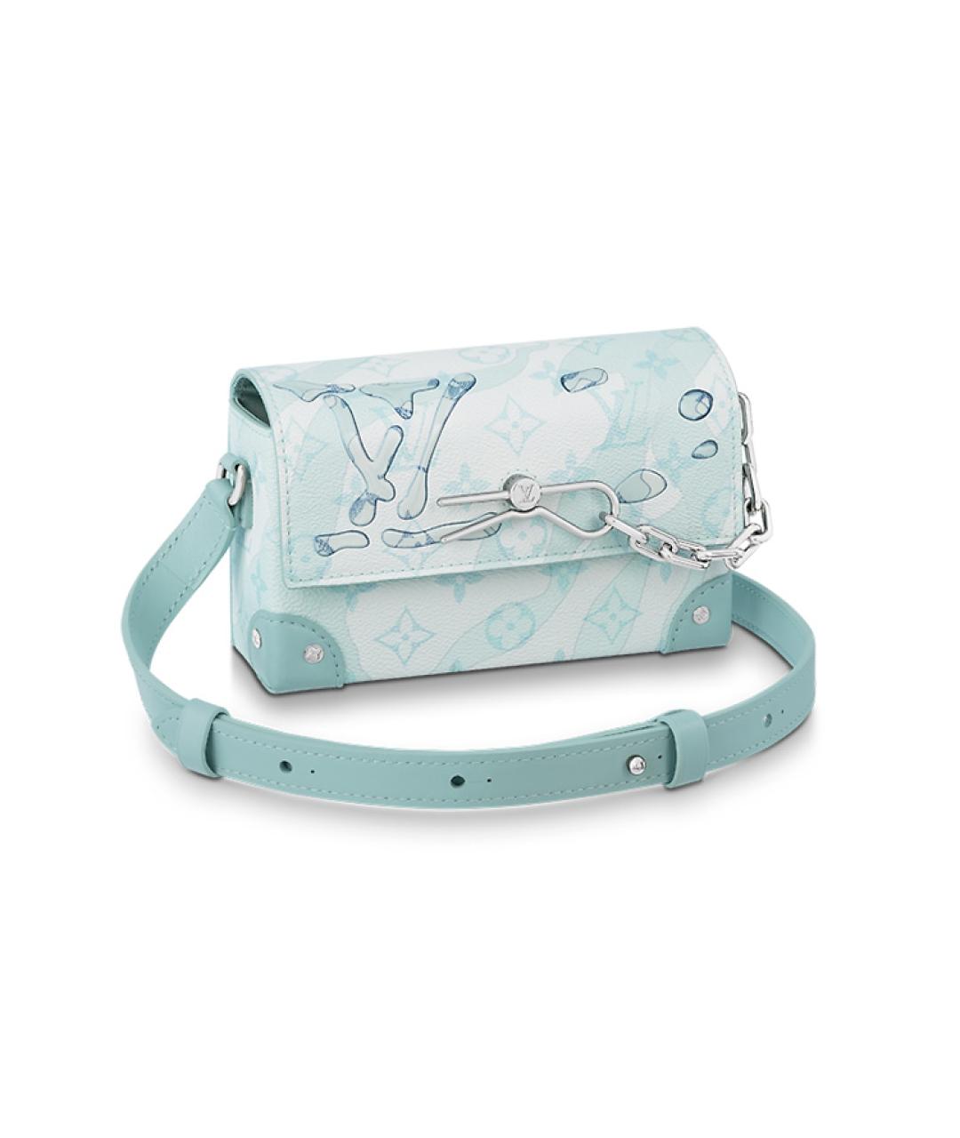 LOUIS VUITTON Голубая сумка на плечо, фото 1