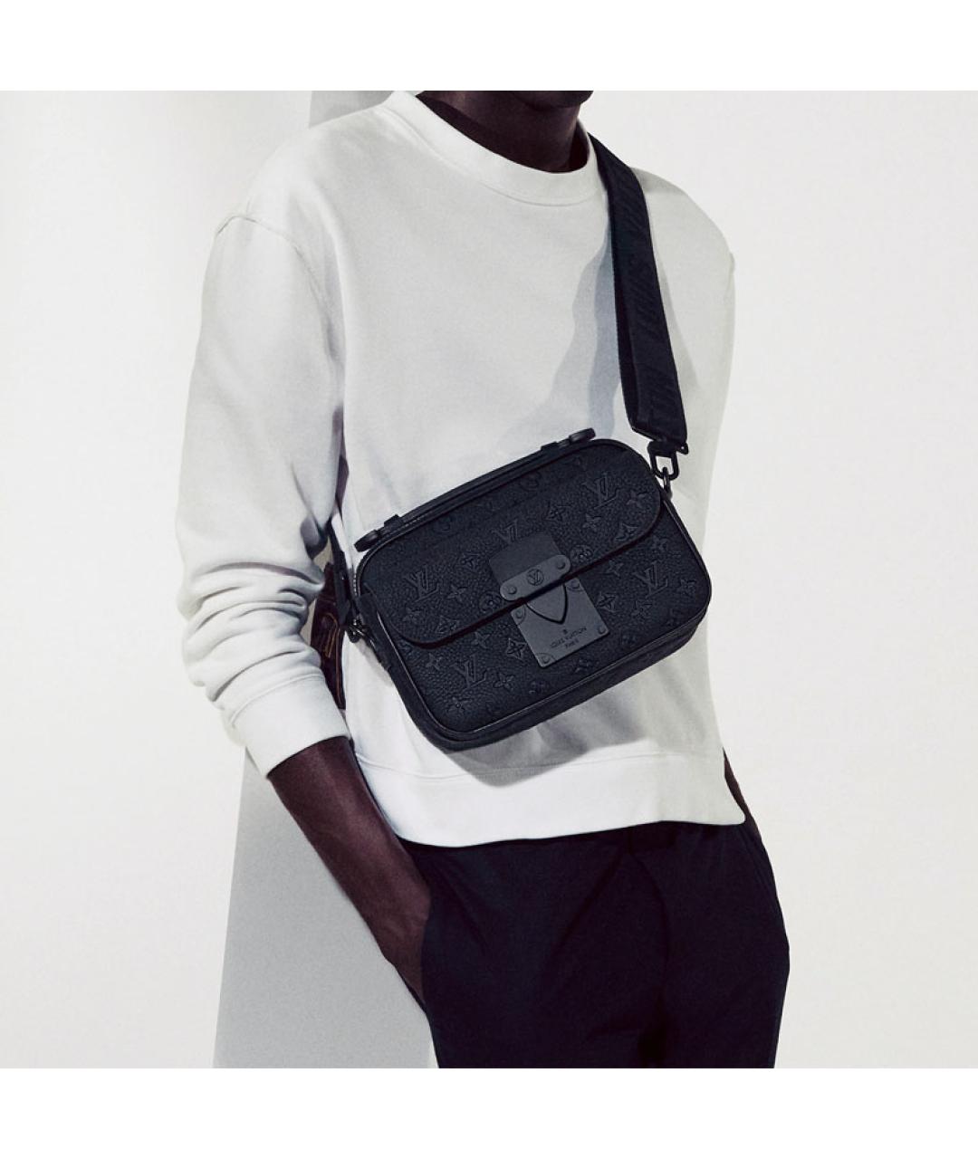 LOUIS VUITTON Черная сумка на плечо, фото 6