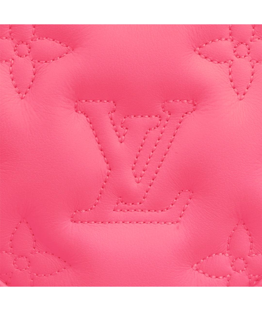 LOUIS VUITTON Розовая кожаная сумка с короткими ручками, фото 5