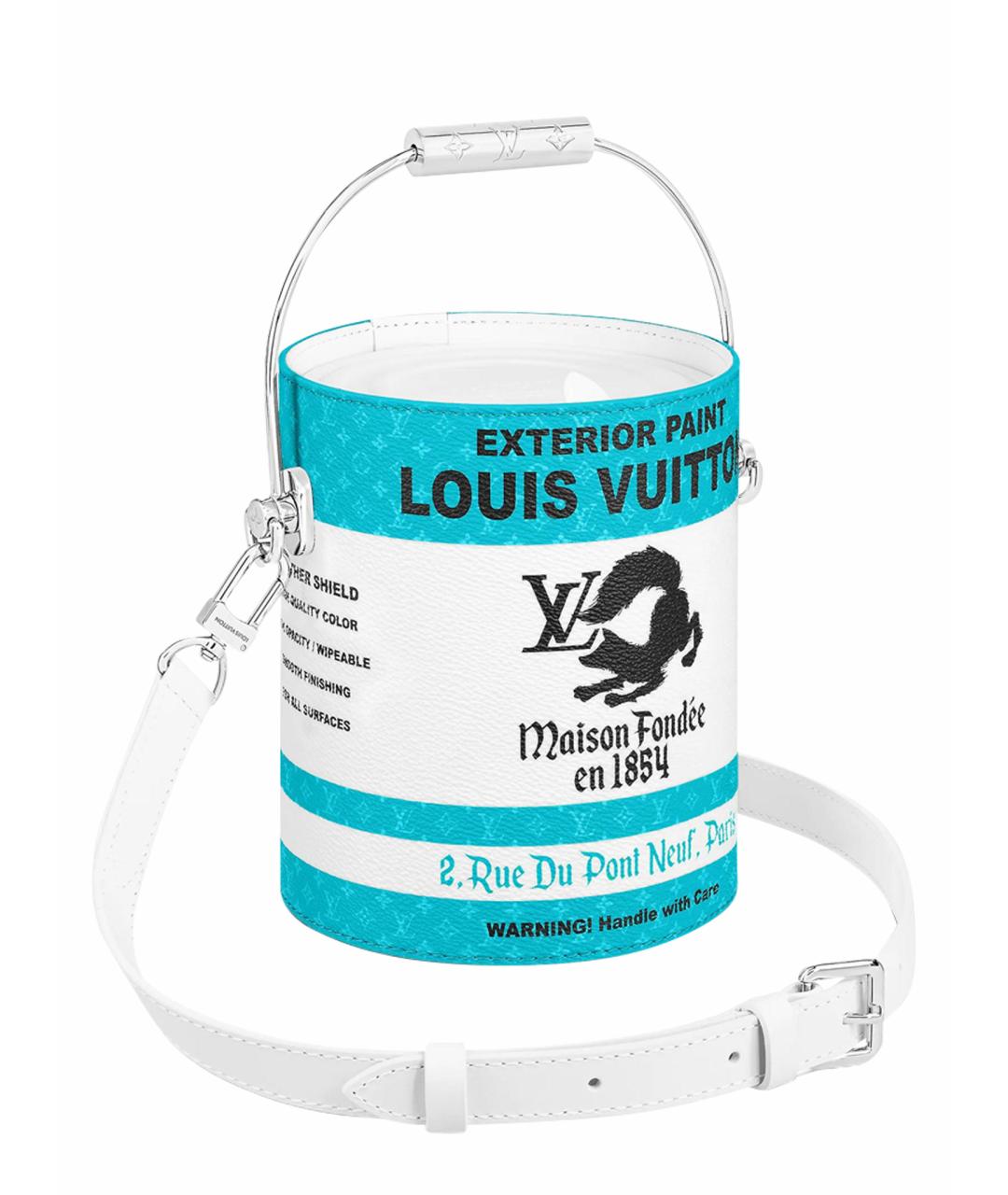 LOUIS VUITTON Голубая сумка на плечо, фото 1
