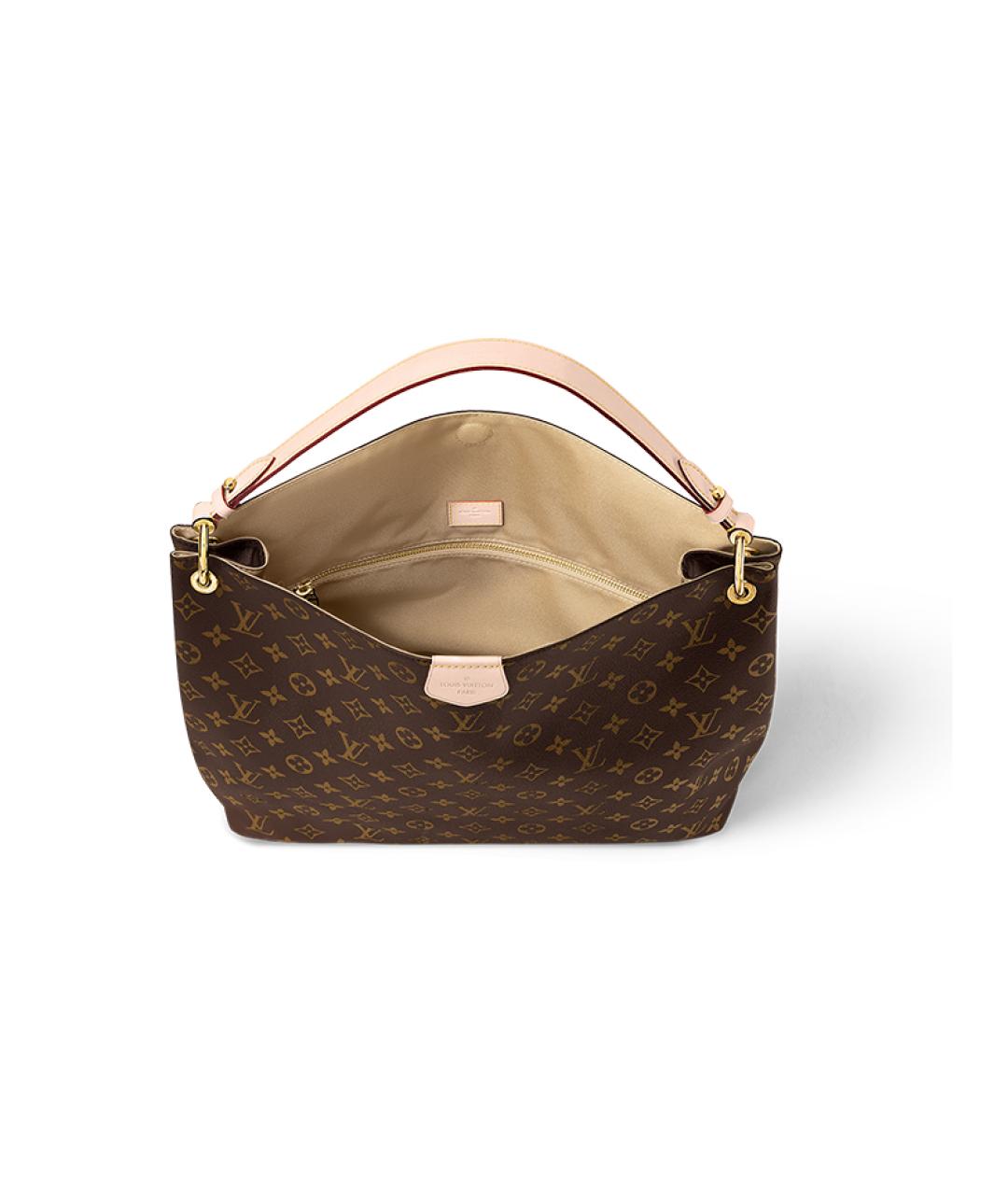 LOUIS VUITTON Коричневая сумка через плечо, фото 3