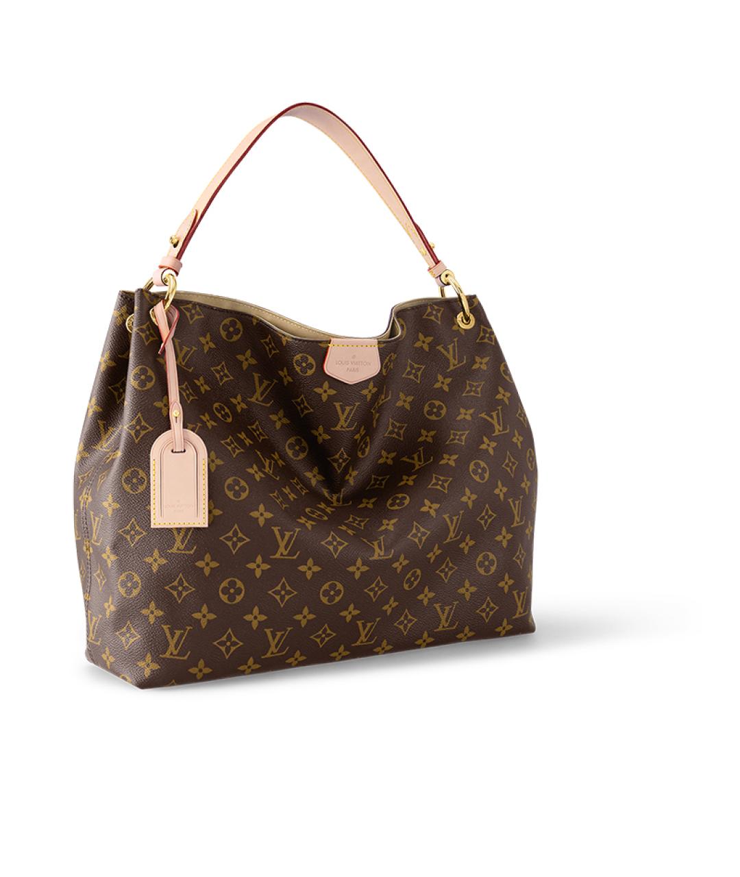 LOUIS VUITTON Коричневая сумка через плечо, фото 2