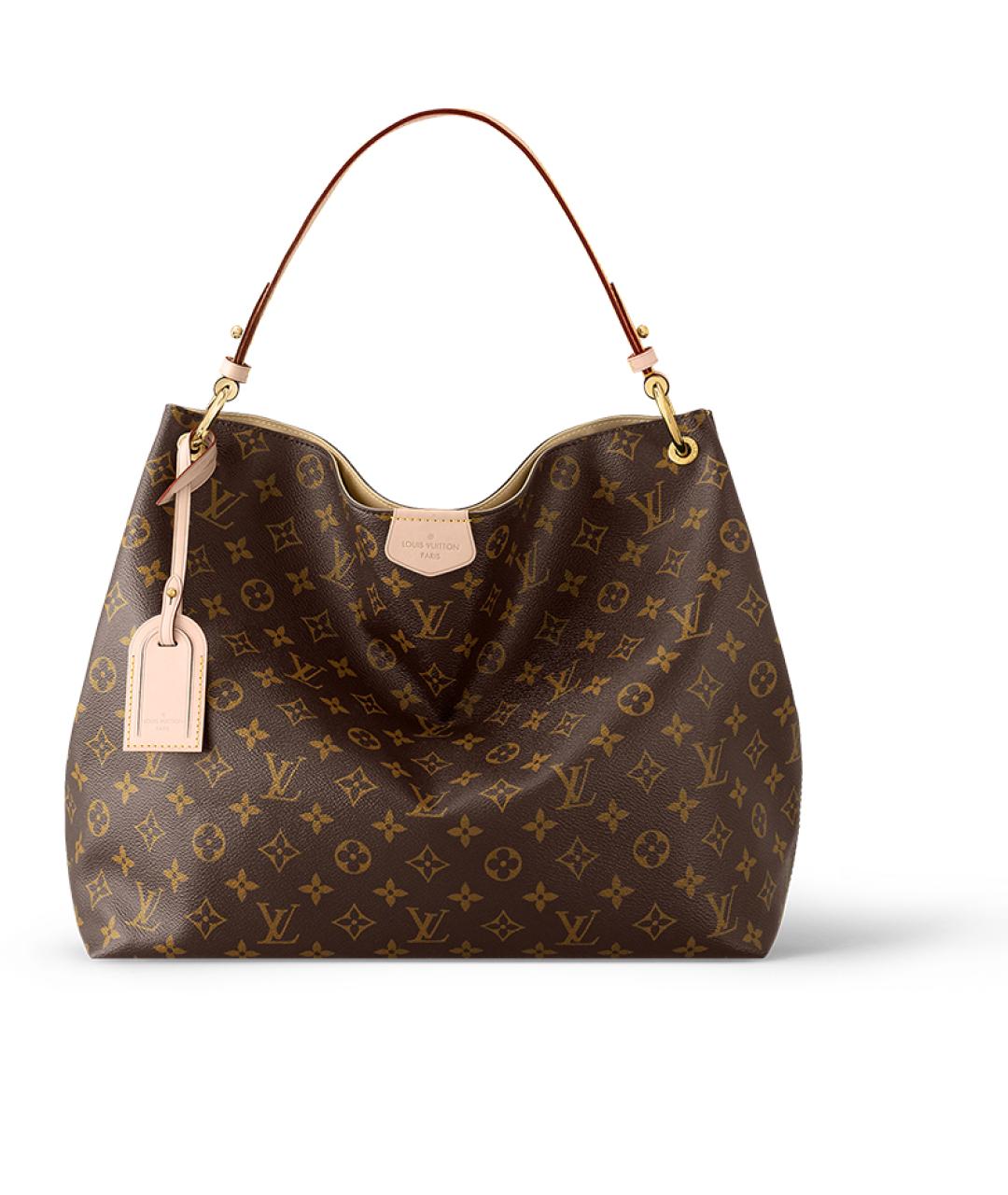 LOUIS VUITTON Коричневая сумка через плечо, фото 1