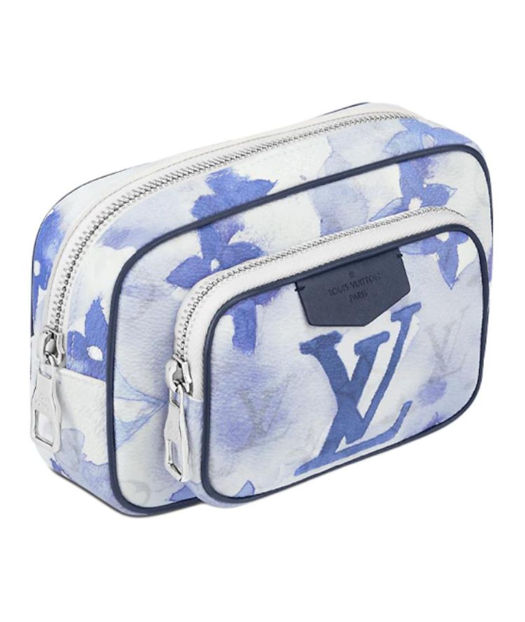 LOUIS VUITTON Голубая сумка на плечо, фото 2