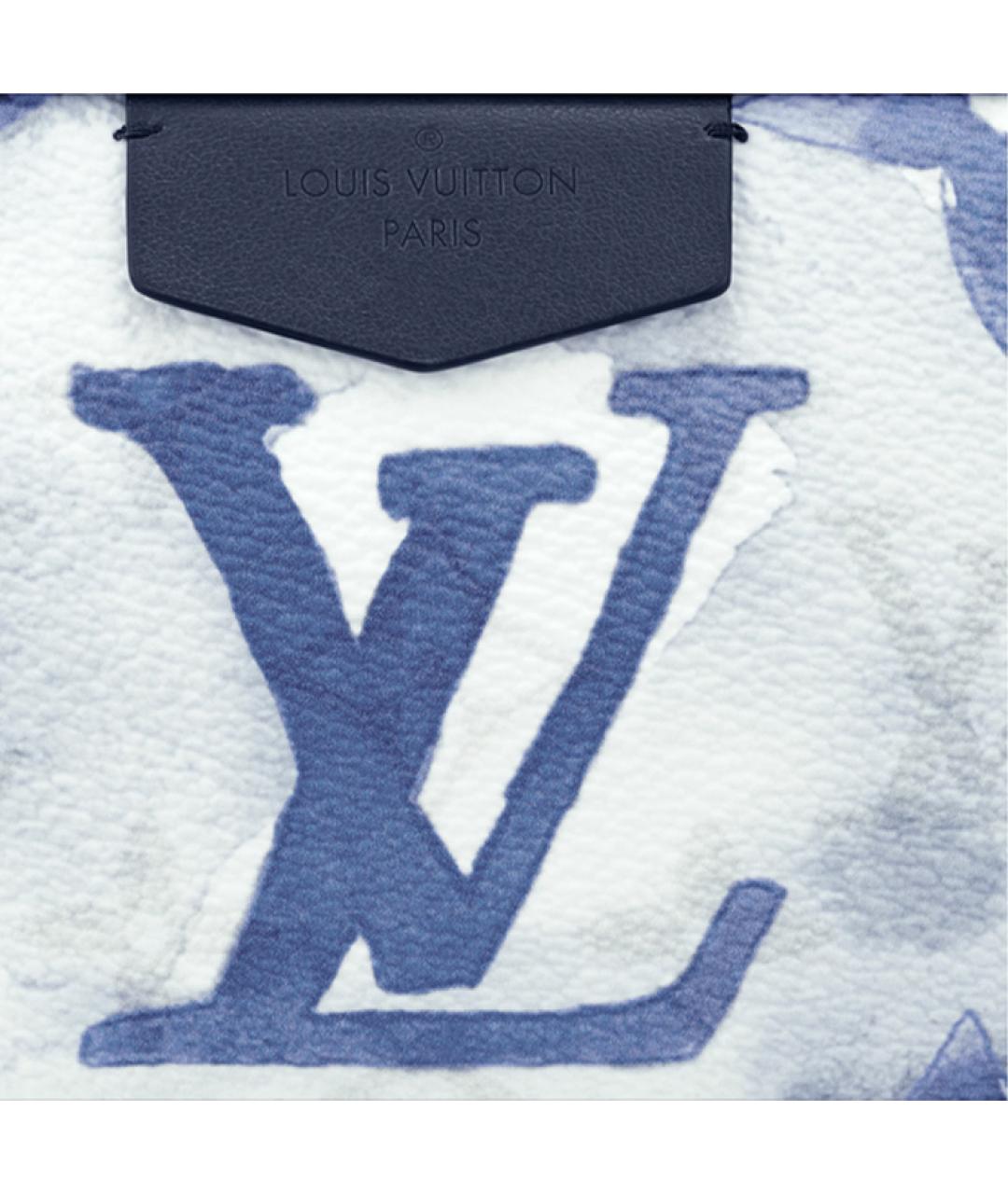 LOUIS VUITTON Голубая сумка на плечо, фото 5