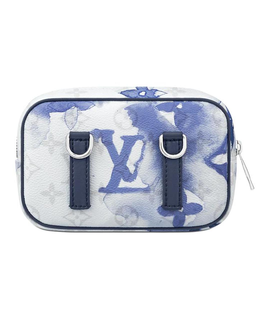 LOUIS VUITTON Голубая сумка на плечо, фото 3