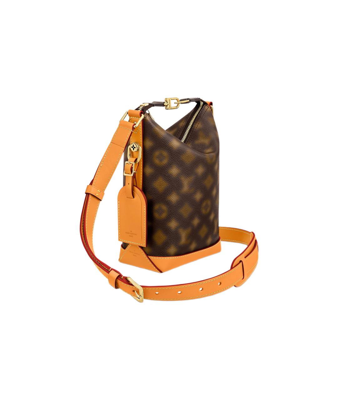 LOUIS VUITTON Коричневая сумка на плечо, фото 2