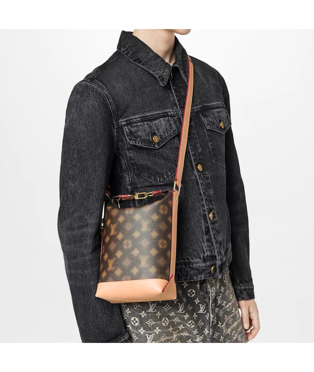 LOUIS VUITTON Коричневая сумка на плечо, фото 7