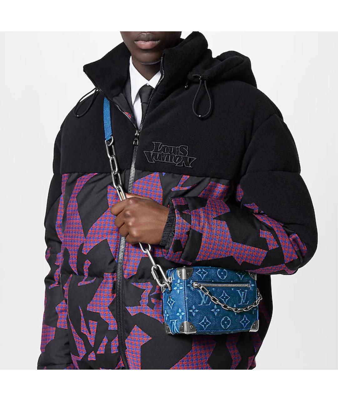 LOUIS VUITTON Синяя кожаная сумка на плечо, фото 6