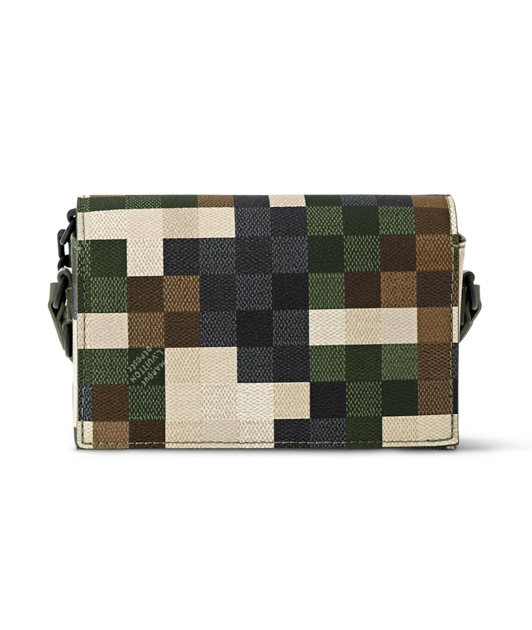 LOUIS VUITTON Хаки сумка на плечо, фото 3