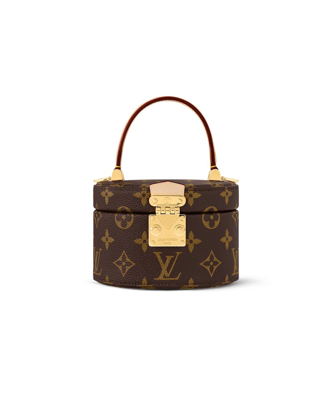 LOUIS VUITTON Коричневая сумка с короткими ручками, фото 1