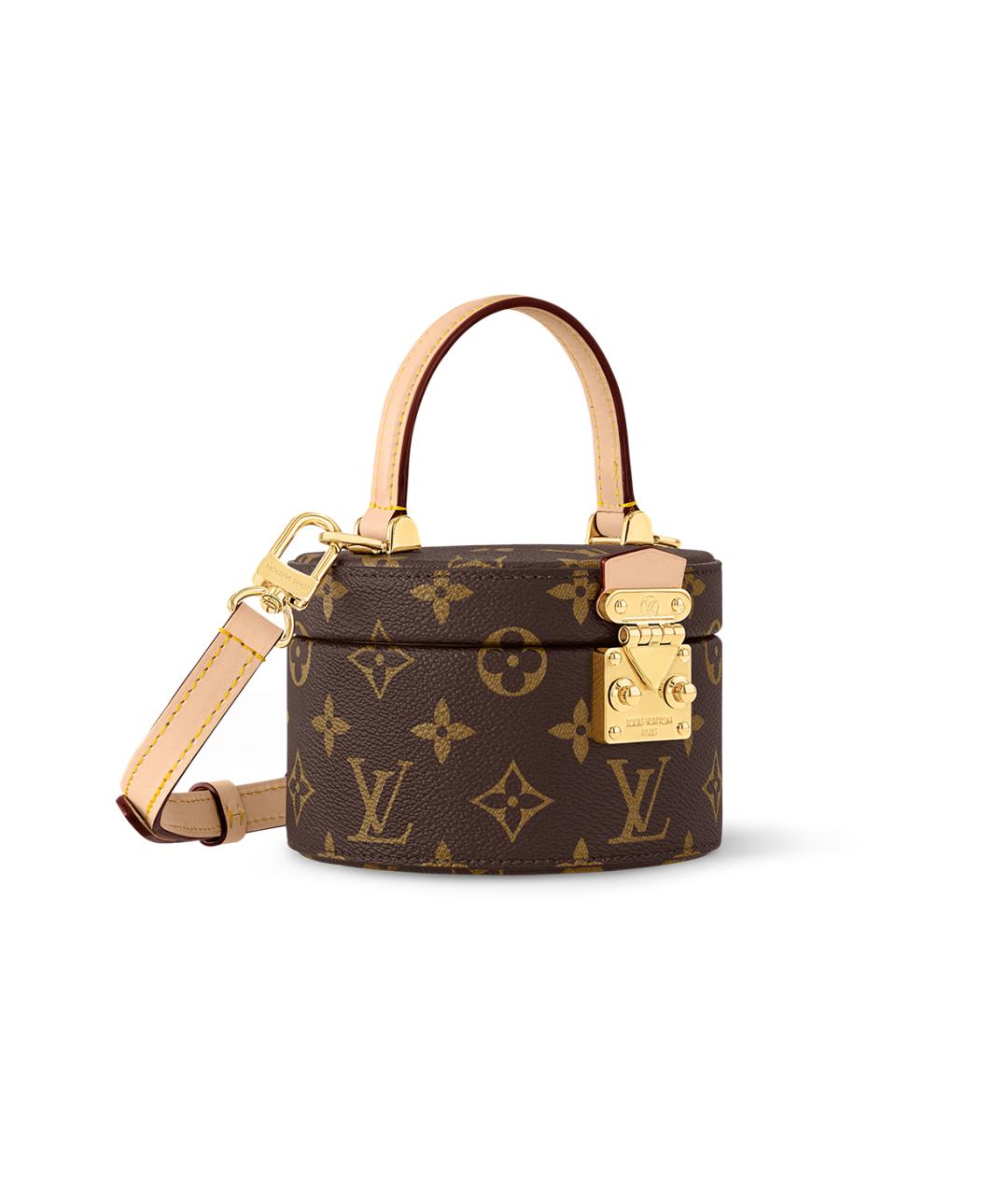 LOUIS VUITTON Коричневая сумка с короткими ручками, фото 2