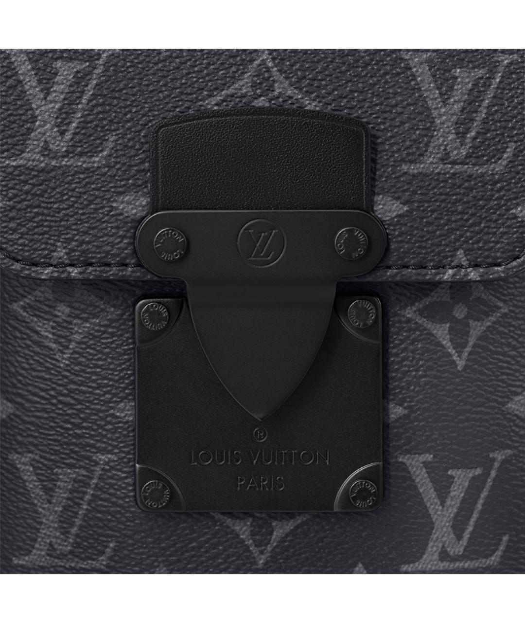 LOUIS VUITTON Черная сумка через плечо, фото 5